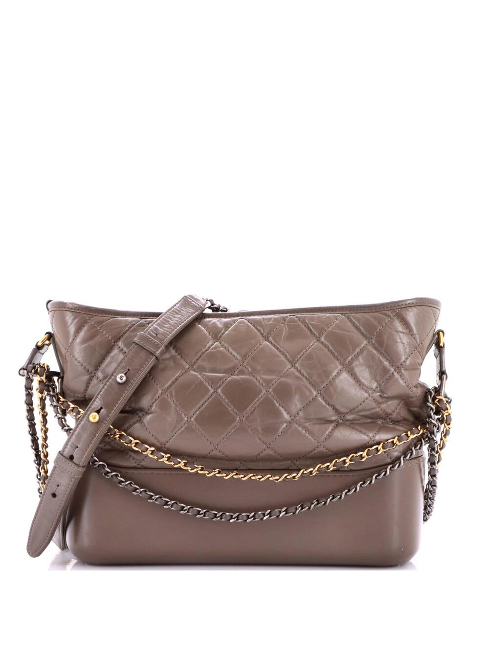 Chanel Gabrielle Hobo Quilted Aged #350878C26B